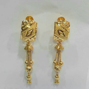22K / 916 Gold Indian Attractive J Tops by D.M. Jewellers