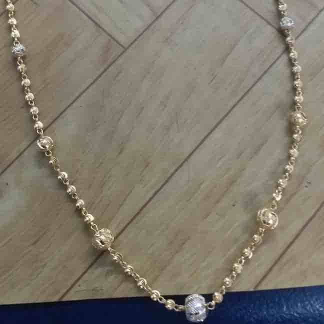 22ct gold 916 vertical mala